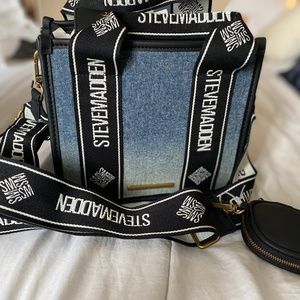 Steve Madden denim purse B-Webber